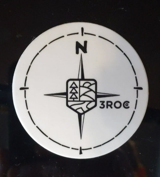 3ROC Compass Sticker
