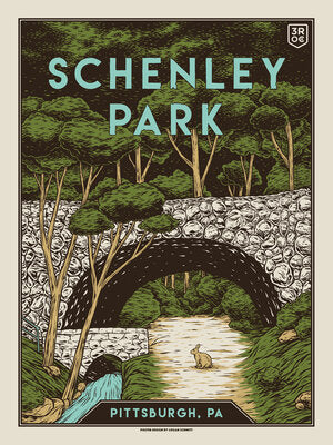 3ROC Parks Poster Print Series - Schenley Park